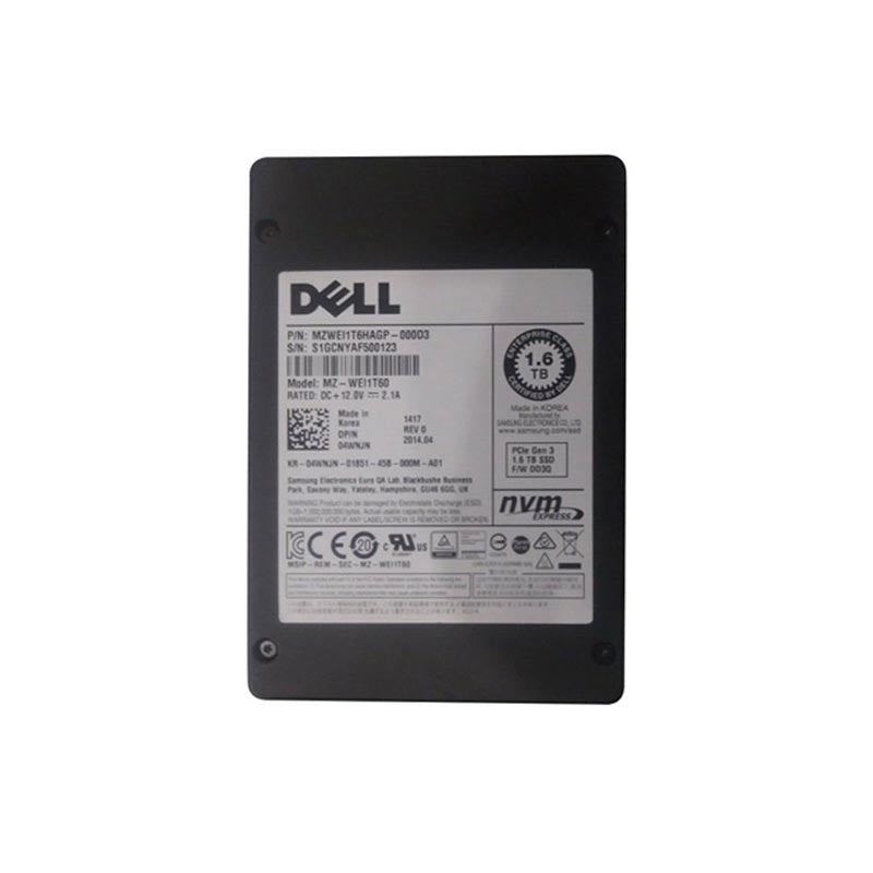 DELL YWWTM 1.6TB NVMe U.2 inch SSD