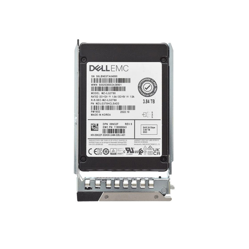 DELL 80YX7 3.84TB SAS 24Gb/s 2.5 inch SSD