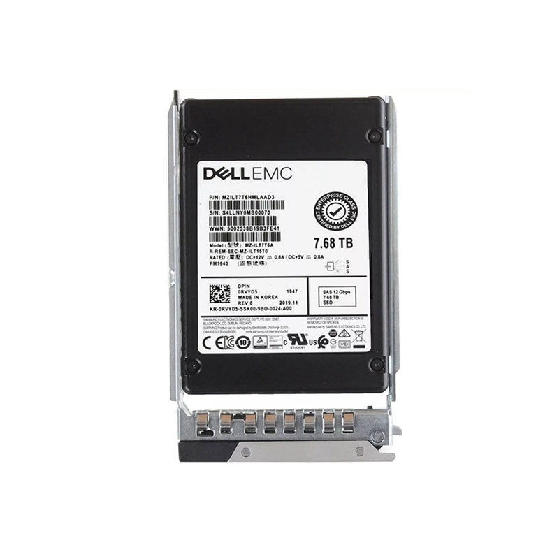DELL Y27TR 7.68TB NVMe 2.5 inch SSD