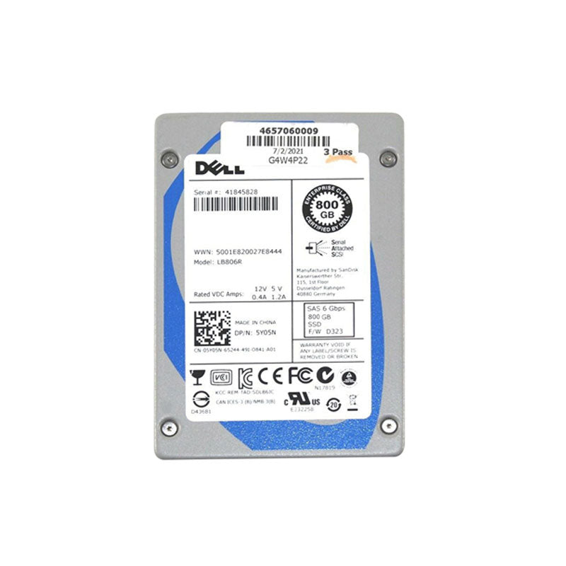 DELL 9X7H8 800GB SAS 12Gb/s 2.5 inch SSD