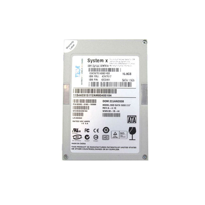 IBM 01LJ504 7.68TB SAS 12Gb/s 2.5 inch SSD