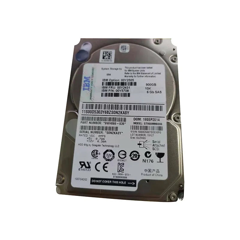 IBM 00MN527 1.8TB SAS 12Gb/s 2.5 10K HDD