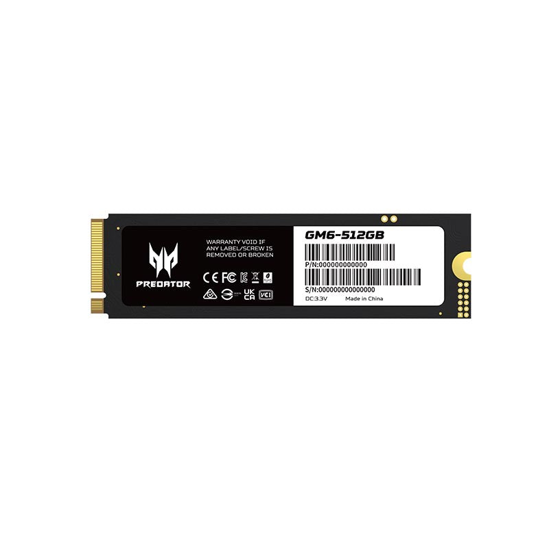 PREDATOR GM6 series 512GB/1TB/2TB/4TB SSD