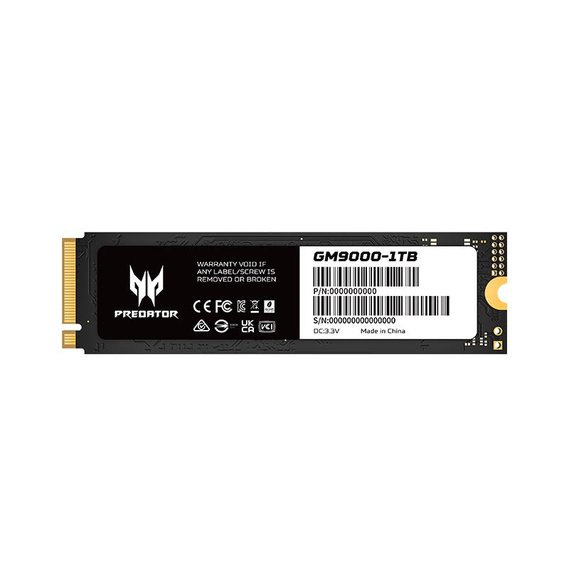 PREDATOR GM9000 series 1TB/2TB/4TB SSD