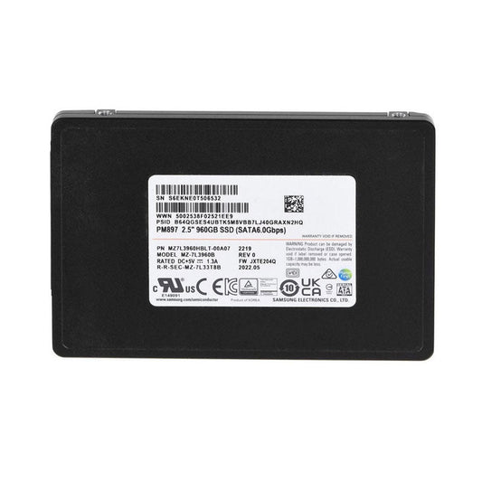 Samsung MZ7LH7T6HALA 7.68TB SATA 6Gb/s 2.5 inch SSD