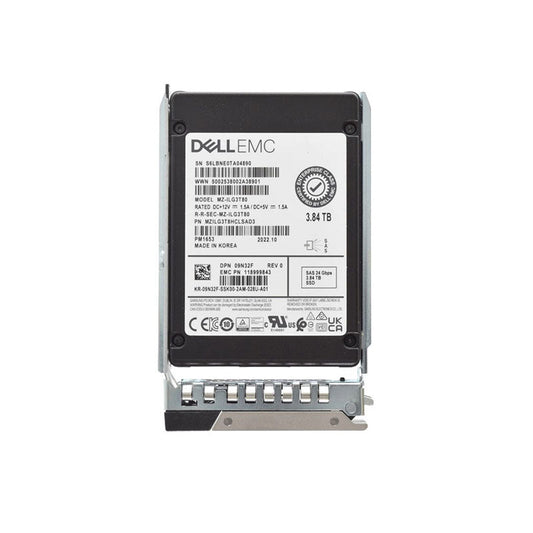 DELL 9N32F 3.84TB SAS 24Gb/s 2.5 inch SSD