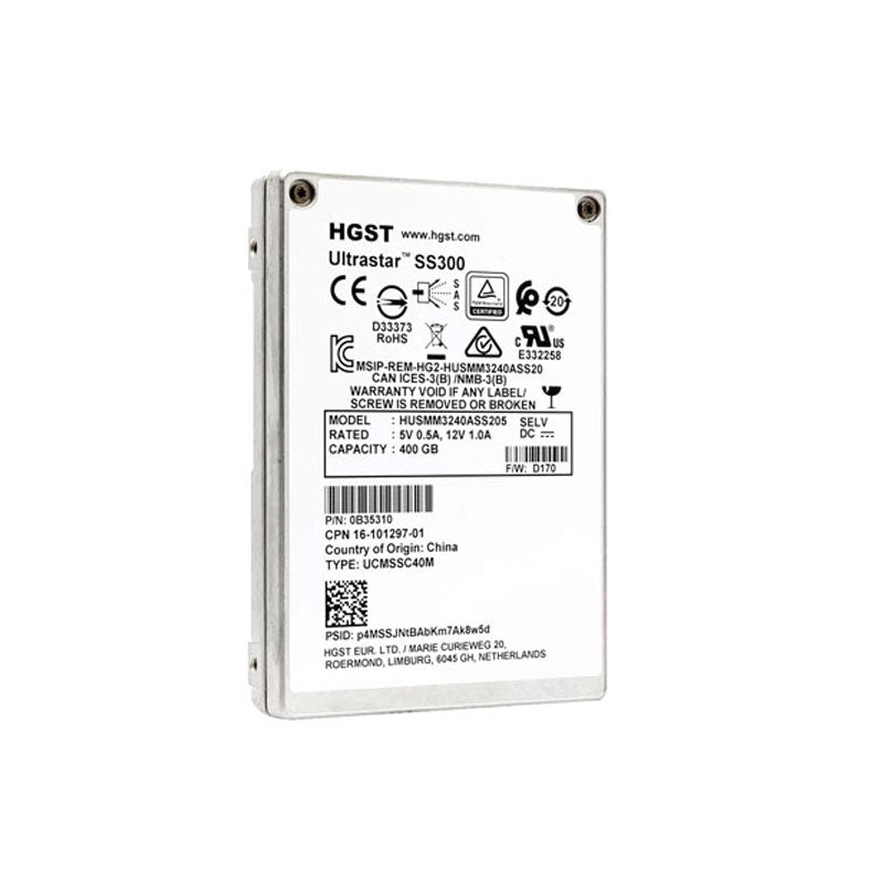 HGST HUSMM1640ASS204 400GB SAS 12Gb/s 2.5 inch SSD