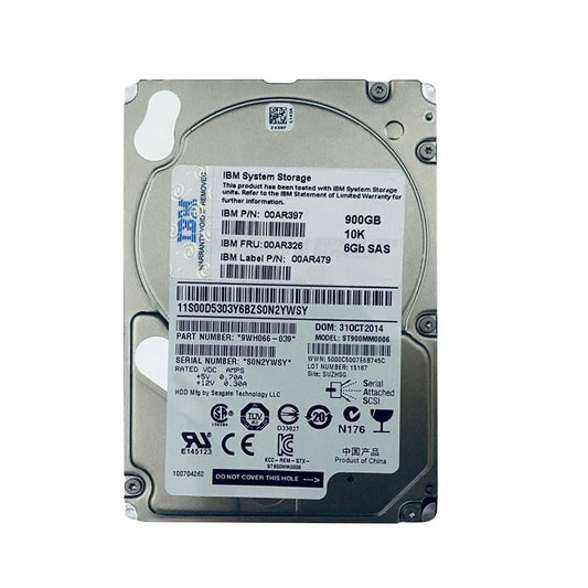 IBM 00AD040 1TB SATA 2.5 7.2K HDD