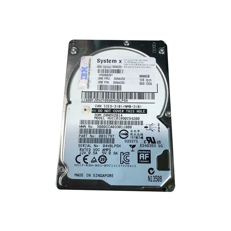 IBM 42D0637 300GB SAS 2.5 10K HDD